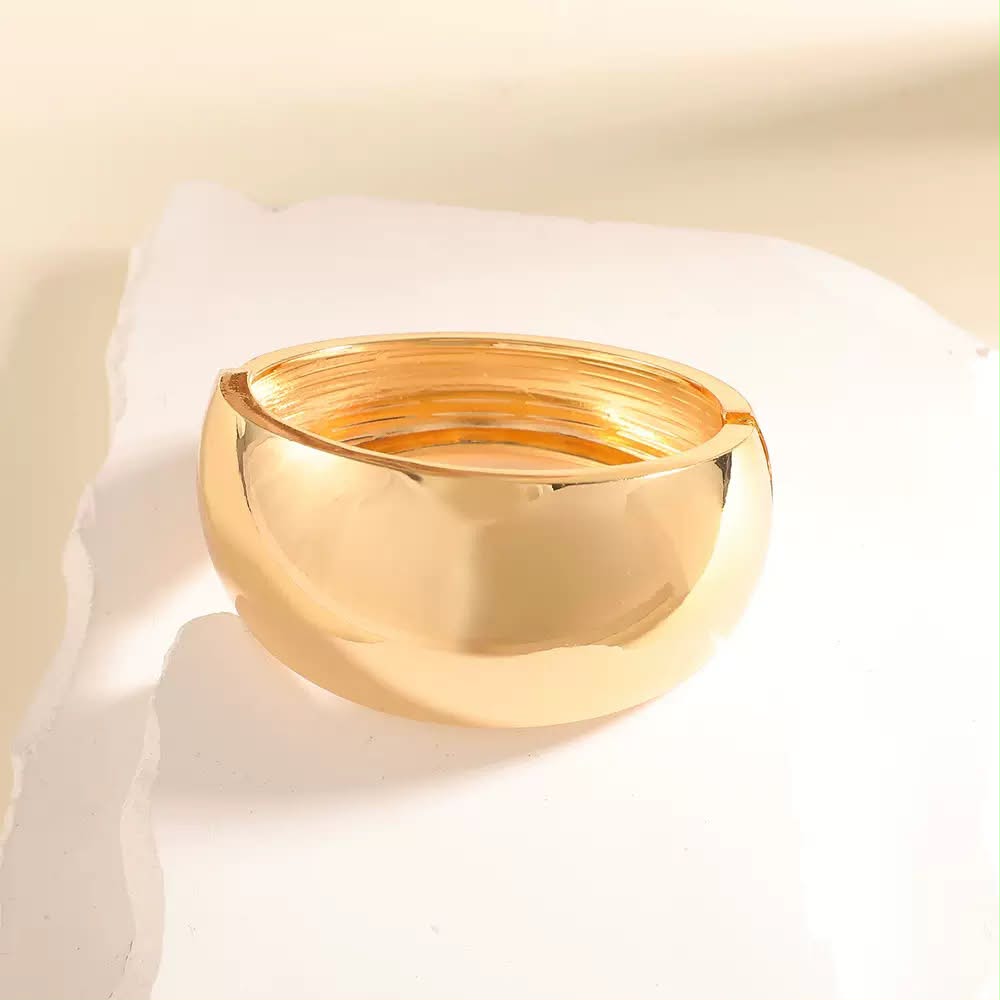 Dome cuff bangle